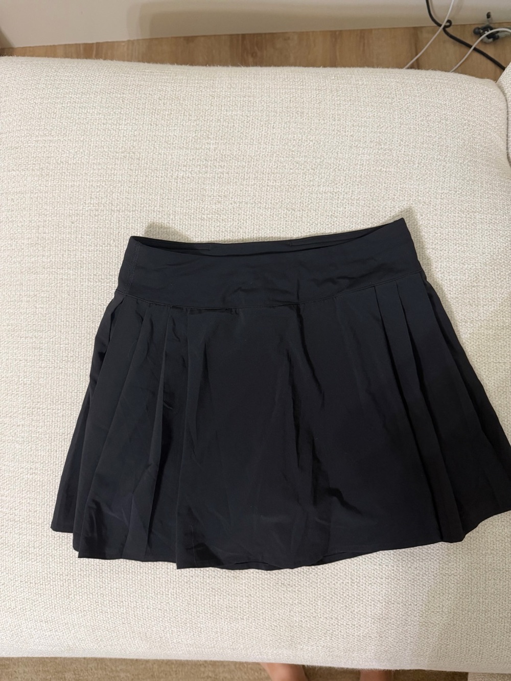 lululemon athletica Black Pleated Mini Skirt